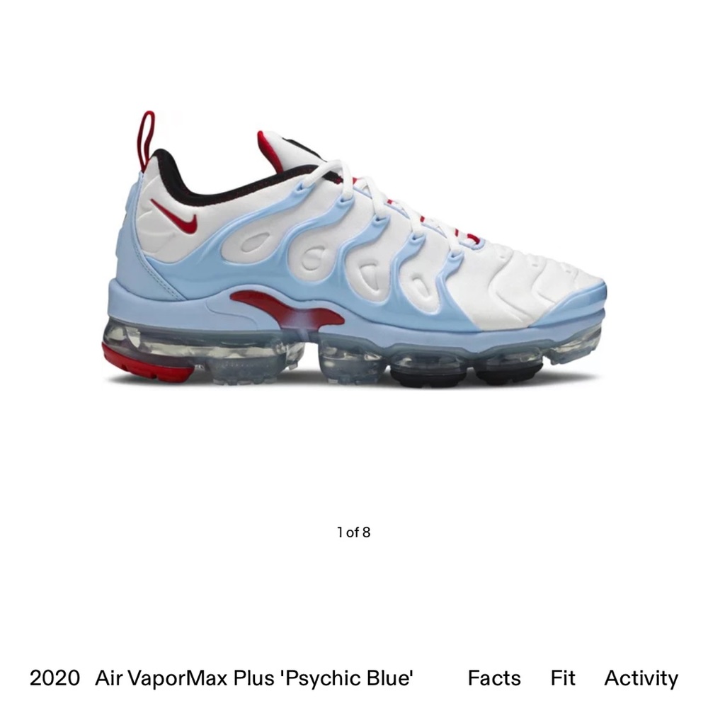 Red white and blue vapor max